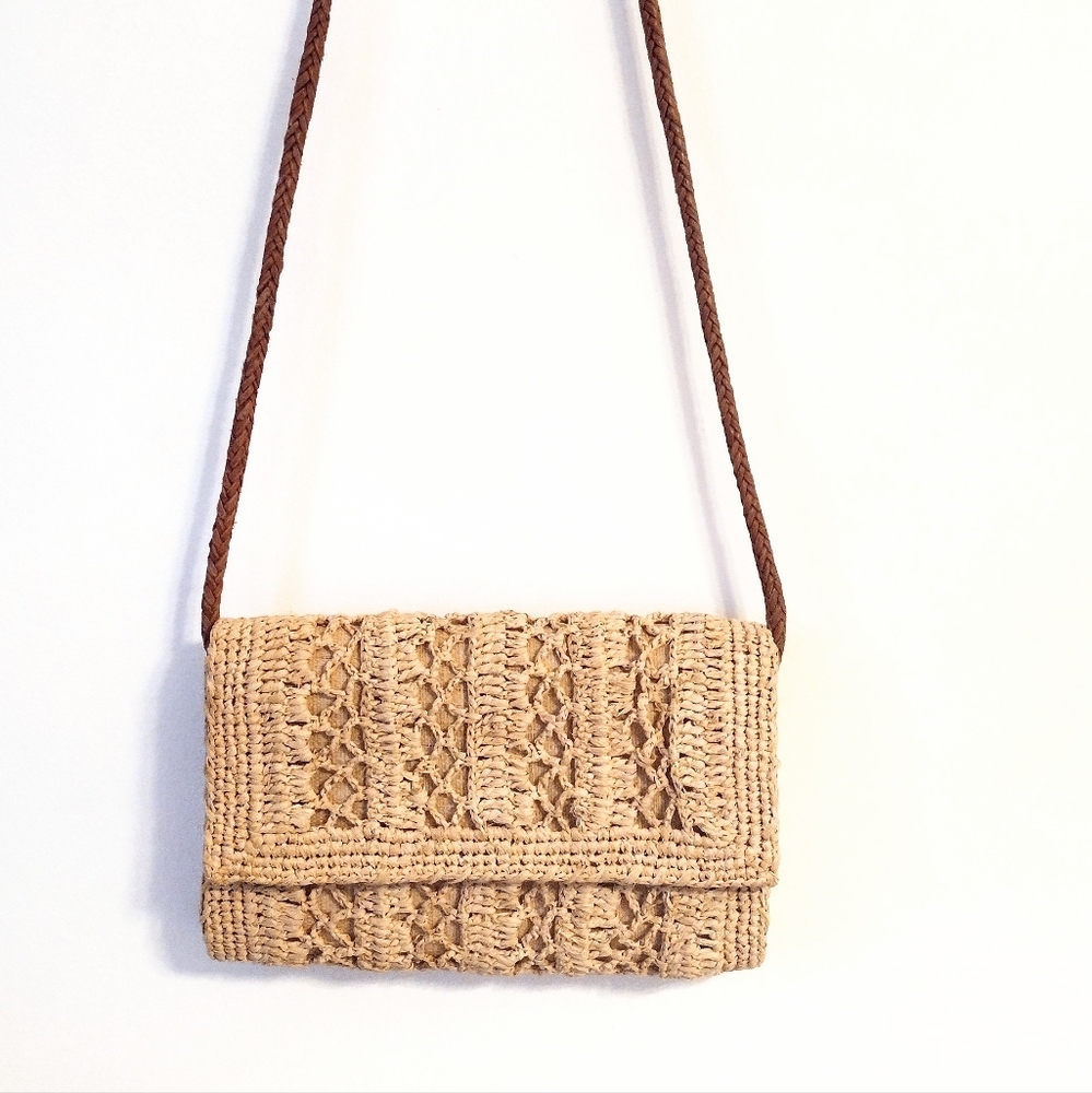 🌿 mar y sol Natural Raffia Bag